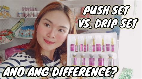 gluta drip vs gluta push
